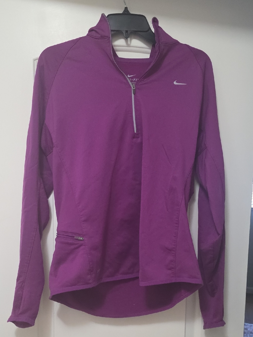 Nike Purple Dri-FIT Half-Zip Training Top